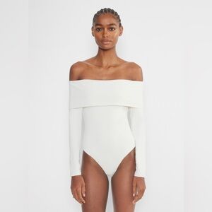 NWT - Aritzia Contour Deco Bodysuit - Light Birch - Medium
